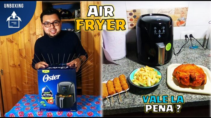 🔥Freidora de Aire OSTER 4L puesta a prueba – Vale la pena ❓ / Recetas 🍟 y configuración / Air Fryer