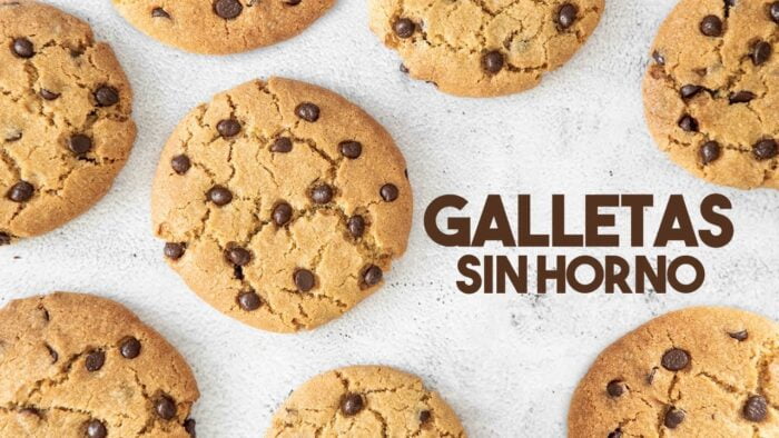 GALLETAS de Chispas de Chocolate SIN HORNO 🍪 | Galletas en Freidora de Aire