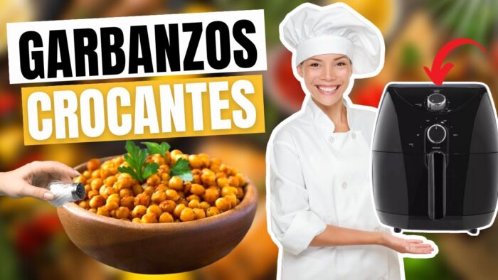 GARBANZOS CROCANTES  EN LA FREIDORA DE AIRE 🍽️ | CLASE 7
