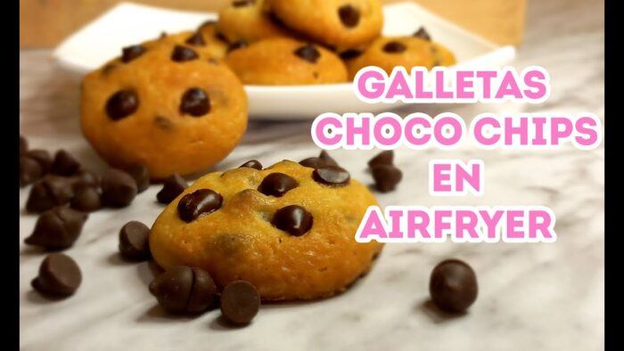 Galletas de Chispas de Chocolate en Freidora de Aire Oster® AirFryer | Dulce Becca