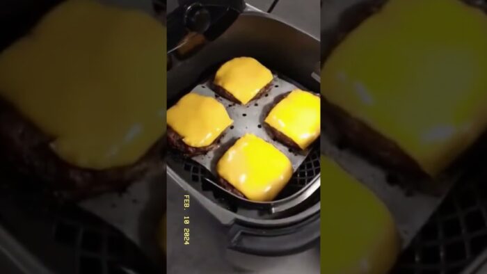 Hamburguesas En Freidora de Aire