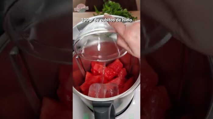 LIMONADA de sandía SIN AZÚCAR 🍉🍉 refrescante y riquísima #thermomix #short #limonada #sinazúcar
