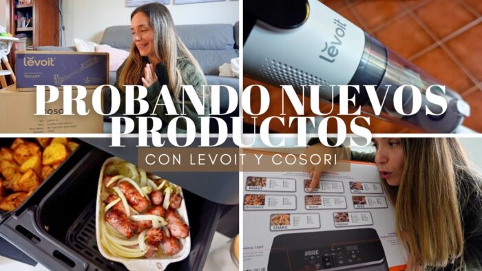LIMPIANDO con ASPIRADORA SIN CABLE de ‘LEVOIT» y COCINANDO con FREIDORA de AIRE de »COSORI» | #AD