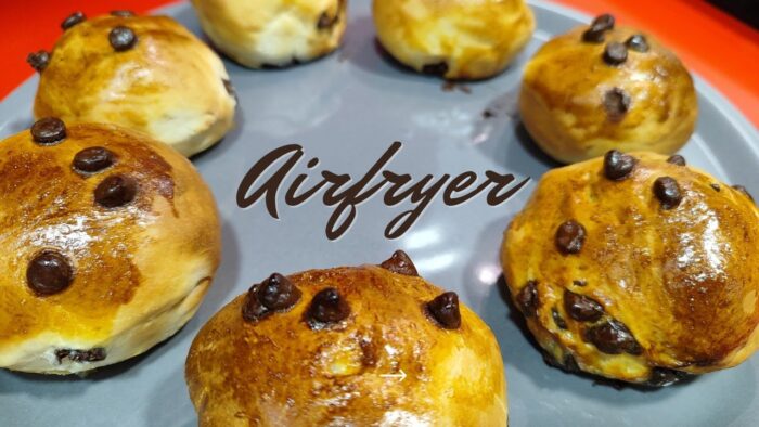 ✨ MERIENDA EN FREIDORA DE AIRE 🥐🍫
