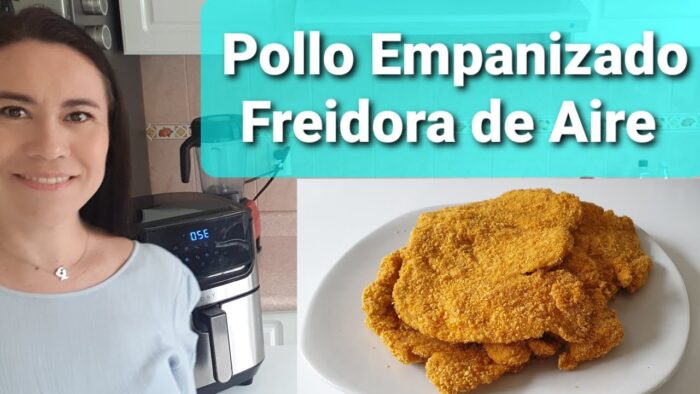 Milanesas de pollo empanizadas Freidora Aire | Milanesa de Pollo Apanado en AirFryer