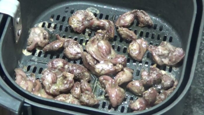 Mollejas de pollo en freidora de aire #Air fryer 🌺