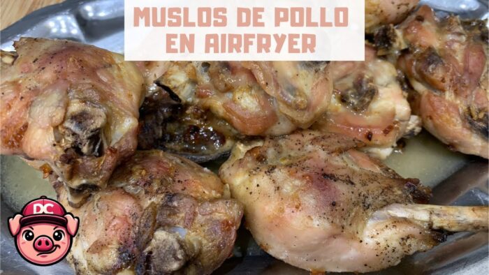 Muslos de Pollo Troceado en Freidora de Aire 🍗 ¡Receta en Air Fryer!