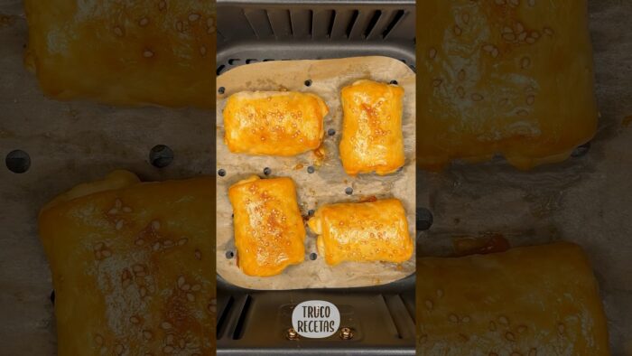 Napolitanas de jamón y queso fáciles y rápidas para air fryer