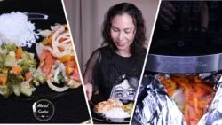 PESCADO EMPAPELADO EN FREIDORA DE AIRE 🍽️👩‍🍳  | Air Fryer marca Gourmia | RECETAS DE CUARESMA