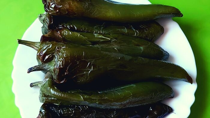 PIMIENTOS ASADOS en FREIDORA de AIRE.