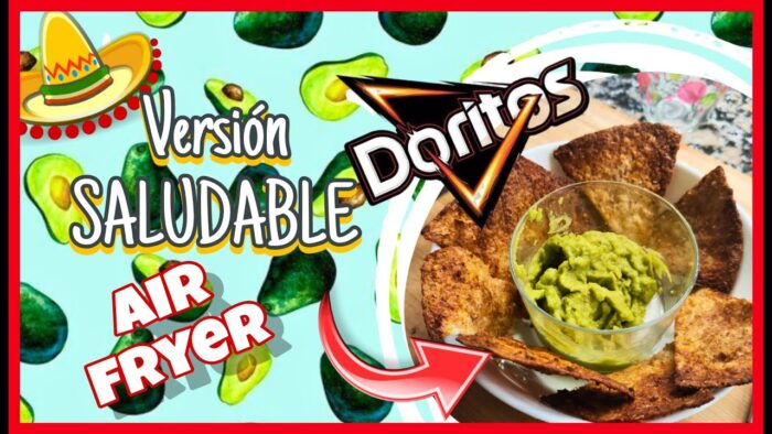 PROBANDO la receta MÁS⚡VIRAL del momento!! ✅DORITOS SALUDABLES FIT AIR FRYER ➕ TRUCO GUACAMOLE🥑🥑😲!!