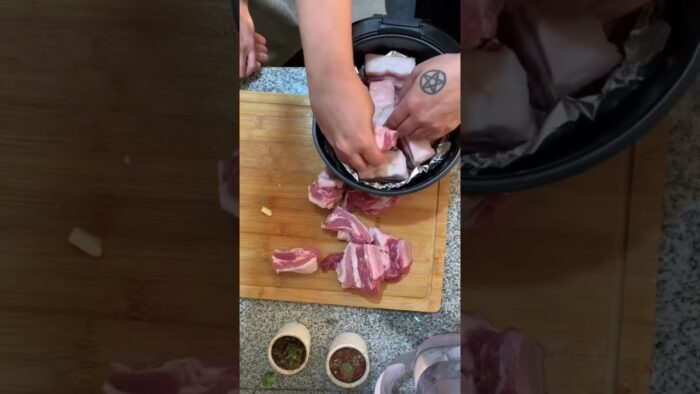 Panceta en la freidora de aire #recetas #receta #airfryer