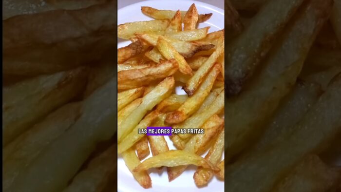 Papas Fritas en Freidora de Aire, Papas fritas en Air Fryer