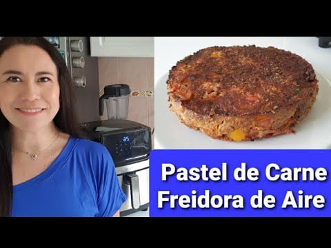 Pastel de Carne Freidora de Aire