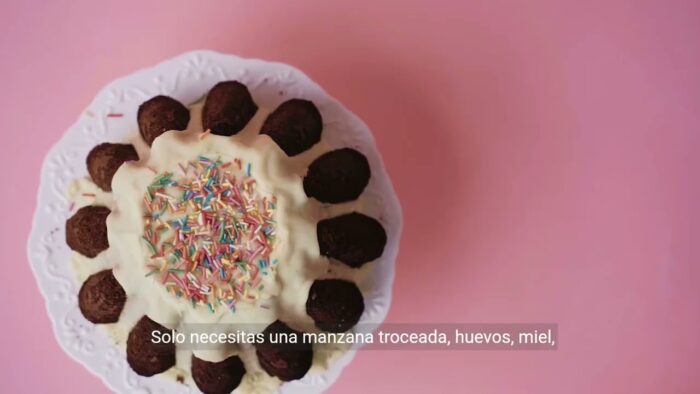 😍Pastel de manzana y chocolate en freidora de aire, una receta barata y deliciosa👌