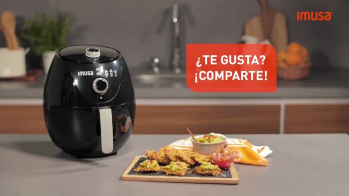 Patacones con la freidora de aire Air Fryer Esencial IMUSA