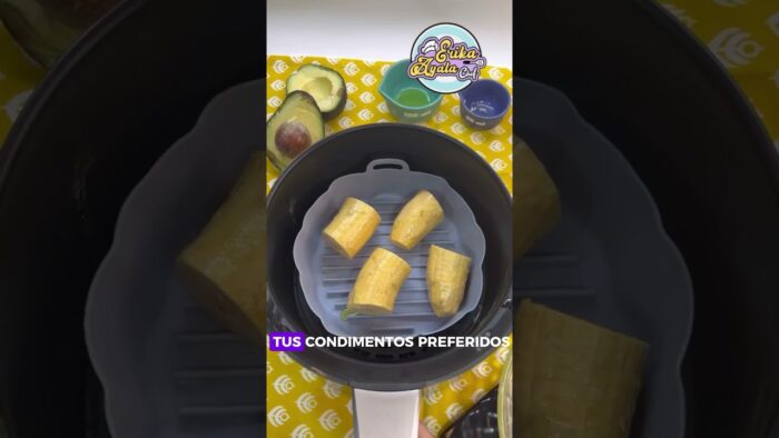 Patacones crocantes en Air fryer #parati #receta #recetas #unadelicia #airfryer #tips #shorts #trend