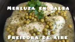 Pescado en freidora de aire | MERLUZA EN SALSA | RECETAS en Airfryer