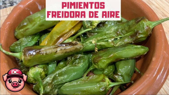 Pimientos Verdes Fritos en Freidora Aire 🫑 ¡Receta en Air Fryer!