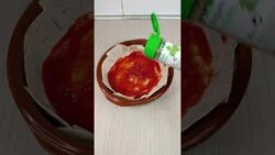 Pizza en 7 minutos en freidora de aire sin manchar y que te gustarán hasta los bordes. #pizza