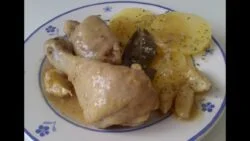Pollo al ajillo, THERMOMIX, receta facil