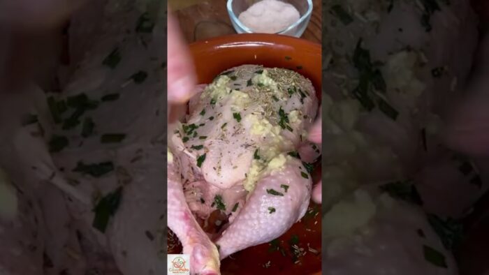 Pollo asado en freidora de aire muy rico y jugoso #recetas #freidoradeaire  #recetasfaciles