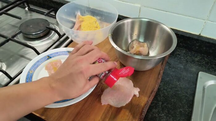 Pollo con miel limon ( receta freidora de aire )