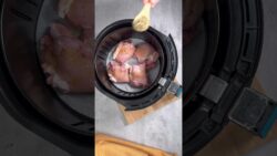 Pollo en freidora de aire:  jugoso y muy sabroso