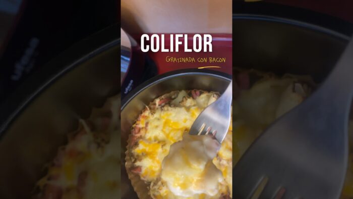 RECETA COLIFLOR GRATINADA EN AIR FRYER