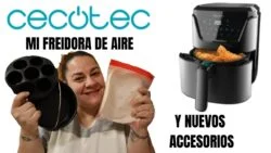 RECETAS con mi freidora de aire CECOTEC + nuevos accesorios.