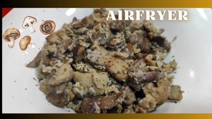 REVUELTO DE SETAS EN FREIDORA DE AIRE 🍄😋