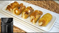 ROLLITOS DE LOMO, JAMÓN Y QUESO EN FREIDORA DE AIRE, HORNO O SARTÉN