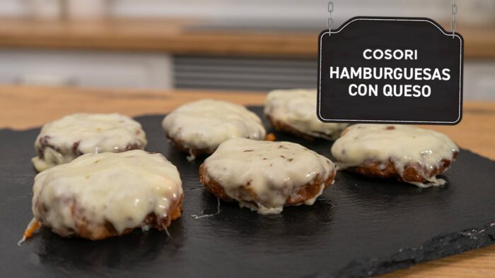 Receta – Hamburguesas con queso en freidora sin aceite Cosori: ¡EBOOK DE RECETAS EN LA DESCRIPCIÓN!