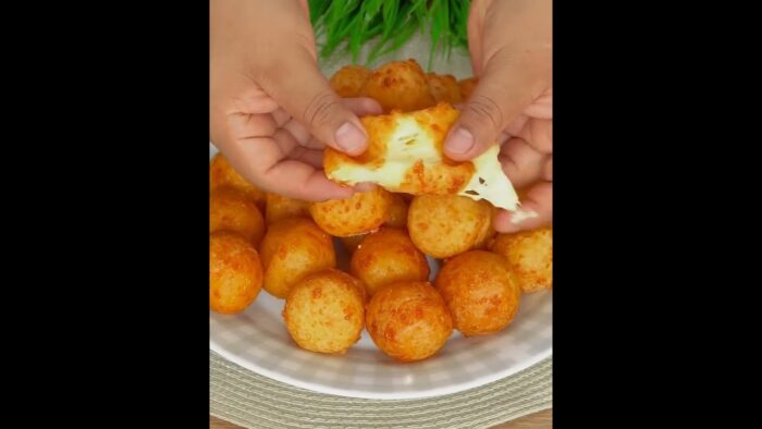 Receta de Bolitas de Queso Crujientes 🧀
