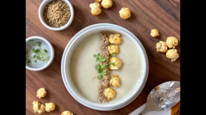 Receta de Crema de Coliflor con Toppings Crujientes I elblogdeceleste