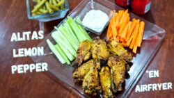 Receta de alitas muy sencillas en freidora de aire #airfyer #alitas #superbowl