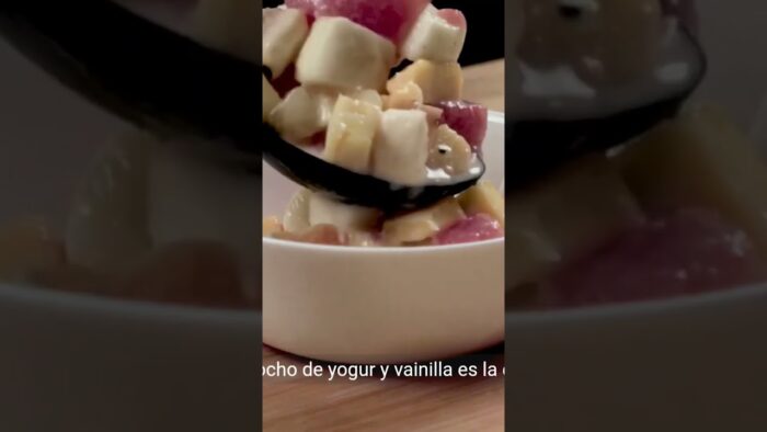 Receta de bizcocho de yogur y vainilla en freidora de aire #navidad #cocina #recetas #tips #air