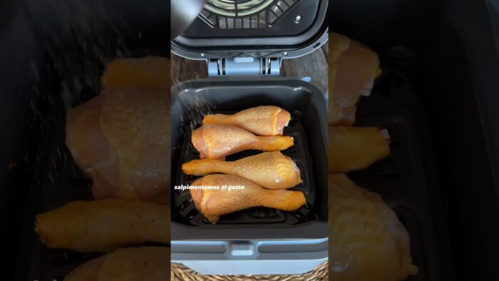 Receta de muslitos de pollo en la air fryer l celestedelabanda