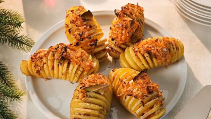 Recetas Thermomix ® TM5 – Patatas Nuevas Hasselback