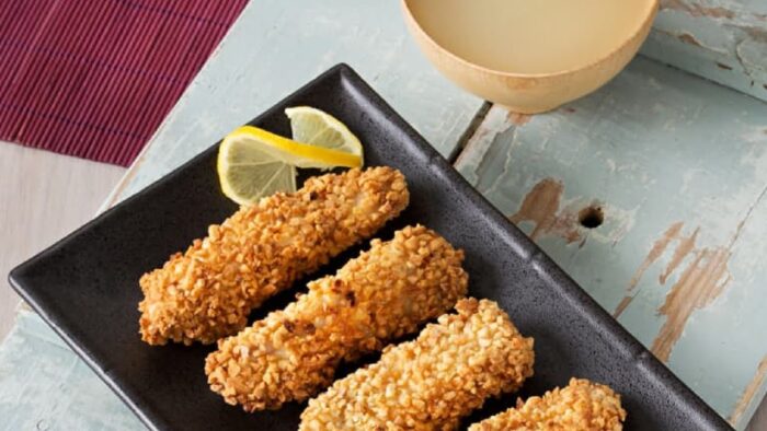 Recetas Thermomix ® TM5 – Tiras de pollo y salsa de limón