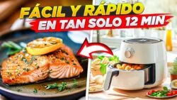 SALMÓN En Freidora De Aire | Receta Saludable, Fácil y Rápida 🐟🍽️