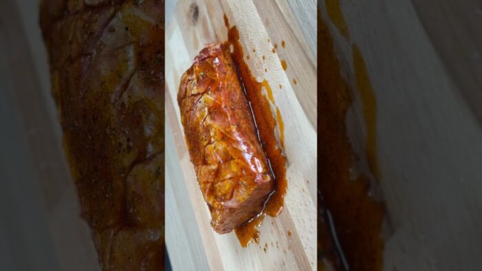 Solomillo de cerdo en freidora de aire con patatas #receta #airfryer #freidoradeaire