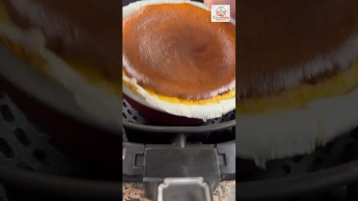 TARTA DE QUESO de LA VIÑA, muy sencilla y deliciosa  #recetas #freidoradeaire #airfryer