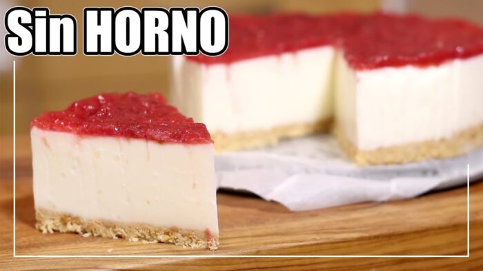 TARTA de QUESO Sin HORNO y Sin Gelatina | Receta fácil