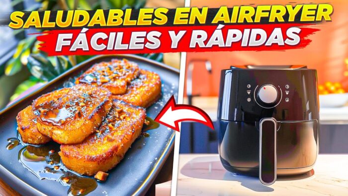 TORRIJAS Saludables En Freidora De Aire | RECETAS AIRFRYER 🍞✈️