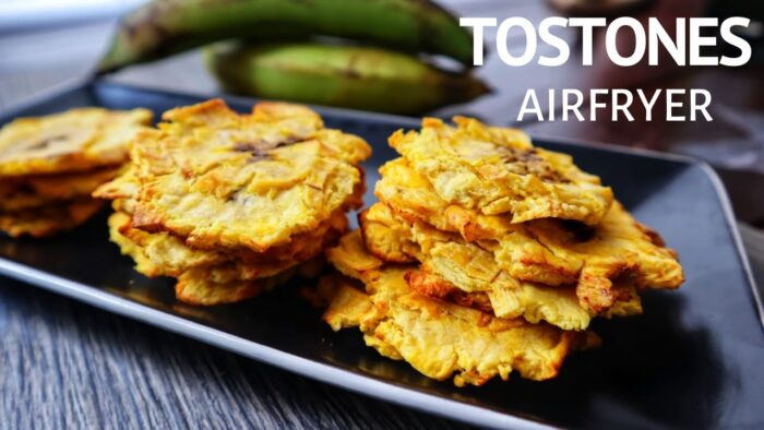 TOSTONES PATACONES  EN AIRFRYER CRUJIENTES Y SALUDABLES