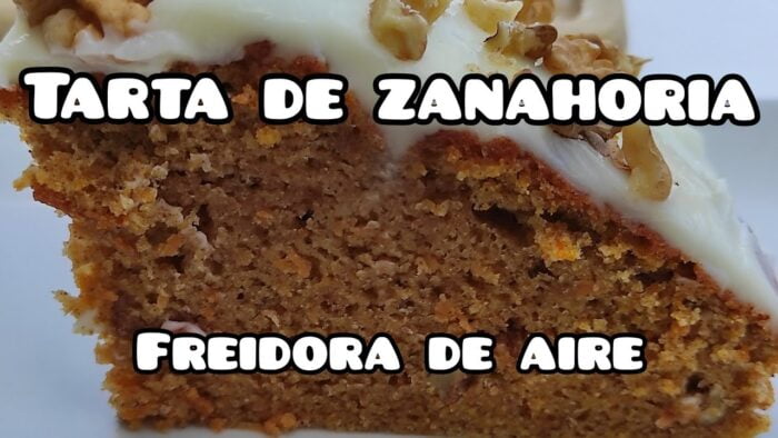 Tarta de ZANAHORIA 🥧🥕 en freidora de aire. Carrot cake | | Postres en AIRFRYER