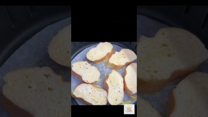 Torrijas en la freidora de aire, muy ricas y más saludables  #freidoradeaire #airfryer #recetas