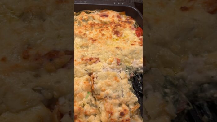Unendlich lecker 😍 #thermomix #tm6 #thermomixrezepte #cookidoo #cookidoorezept #lasagne #spinat