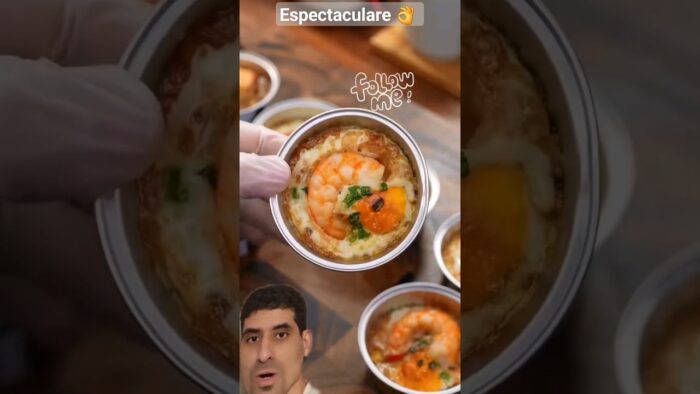 deliciosa receta 😋 langostinos en freidora de aire🦐🦐#shorts